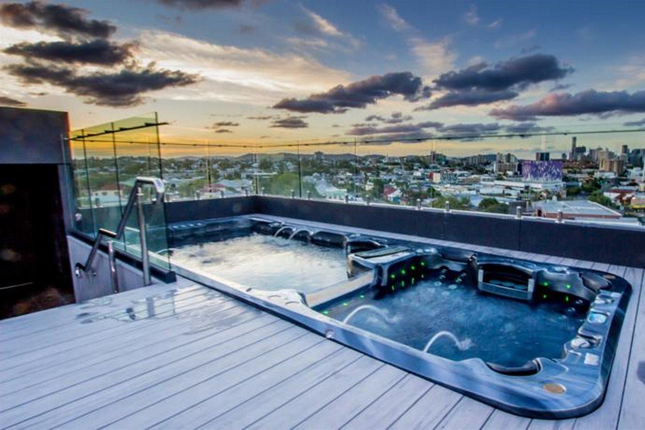 Eastwood Apartamentos Brisbane Exterior foto Rooftop spa
